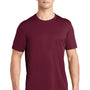 Sport-Tek Mens Moisture Wicking Short Sleeve Crewneck T-Shirt - Cardinal Red