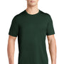 Sport-Tek Mens Moisture Wicking Short Sleeve Crewneck T-Shirt - Forest Green