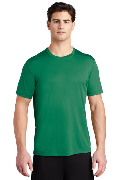Sport-Tek Mens Short Sleeve Crewneck T-Shirt Kelly Green Front