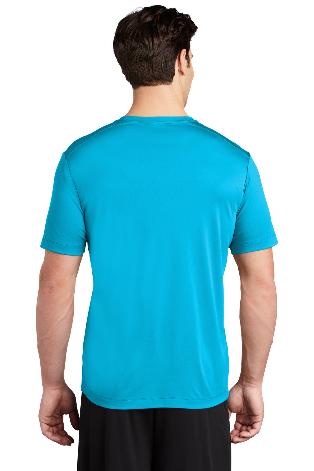Sport-Tek Mens Short Sleeve Crewneck T-Shirt Sapphire Blue Side