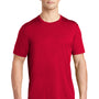 Sport-Tek Mens Moisture Wicking Short Sleeve Crewneck T-Shirt - True Red