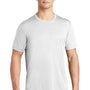Sport-Tek Mens Moisture Wicking Short Sleeve Crewneck T-Shirt - White