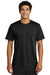 Sport-Tek Mens Strive Short Sleeve Crewneck T-Shirt Black Front