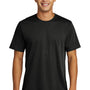 Sport-Tek Mens Strive Moisture Wicking Short Sleeve Crewneck T-Shirt - Black