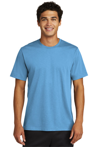 Sport-Tek Mens Strive Short Sleeve Crewneck T-Shirt Carolina Blue Front