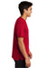 Sport-Tek Mens Strive Short Sleeve Crewneck T-Shirt Deep Red Side