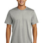 Sport-Tek Mens Strive Moisture Wicking Short Sleeve Crewneck T-Shirt - Silver Grey