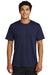 Sport-Tek Mens Strive Short Sleeve Crewneck T-Shirt True Navy Blue Front