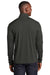 Sport-Tek Mens Endeavor 1/4 Zip Sweatshirt Heather Black Side