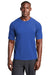 Sport-Tek Mens Rashguard Short Sleeve Crewneck T-Shirt True Royal Blue Front