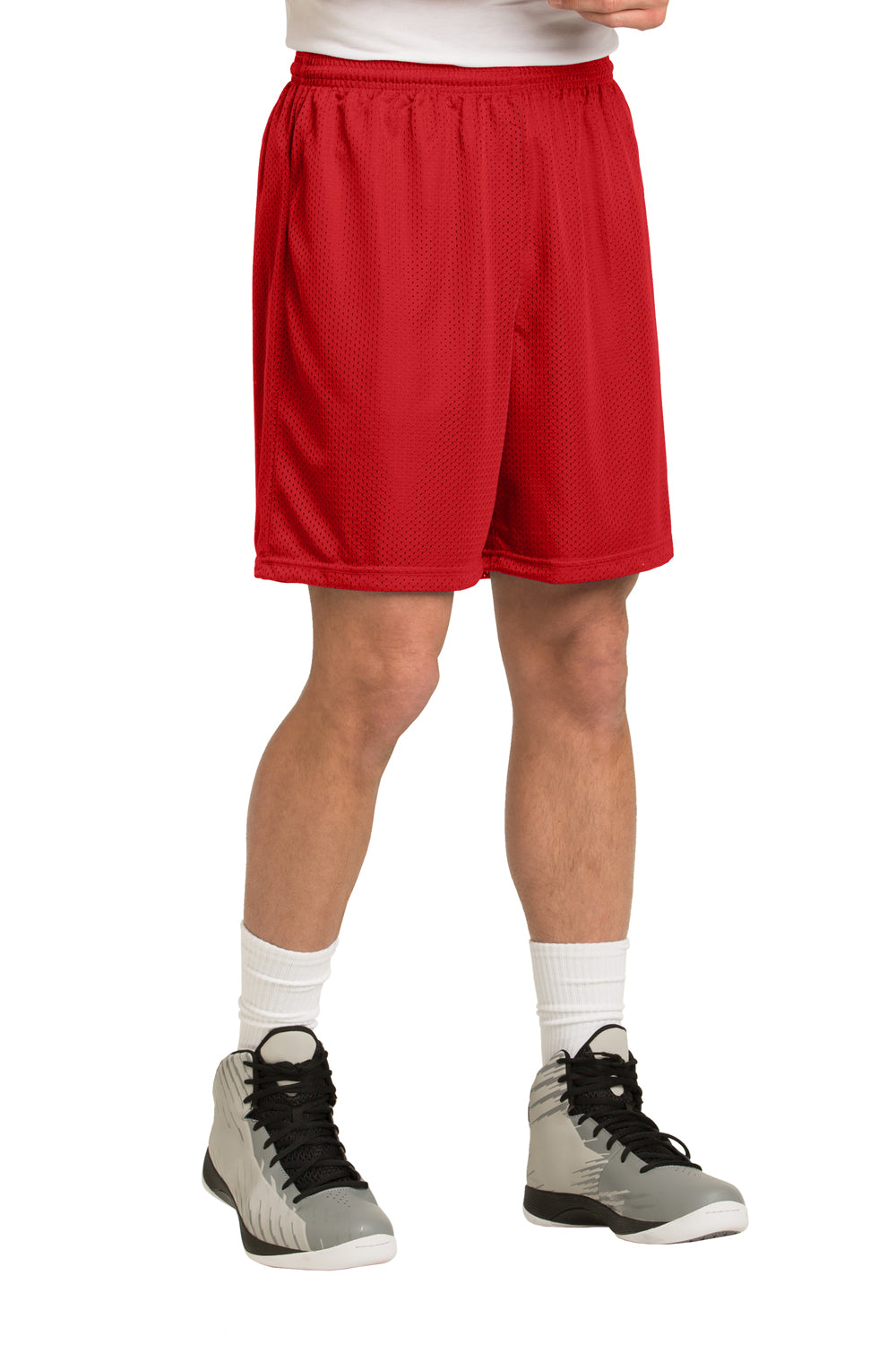 Sport-Tek ST510 PosiCharge Classic Mesh Shorts True Red 3Q