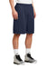 Sport-Tek ST515 PosiCharge Classic Mesh Long Shorts True Navy Blue 3Q