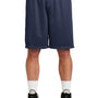 Sport-Tek Mens Moisture Wicking Classic Mesh Long Shorts - True Navy Blue