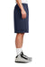 Sport-Tek ST515 PosiCharge Classic Mesh Long Shorts True Navy Blue Side