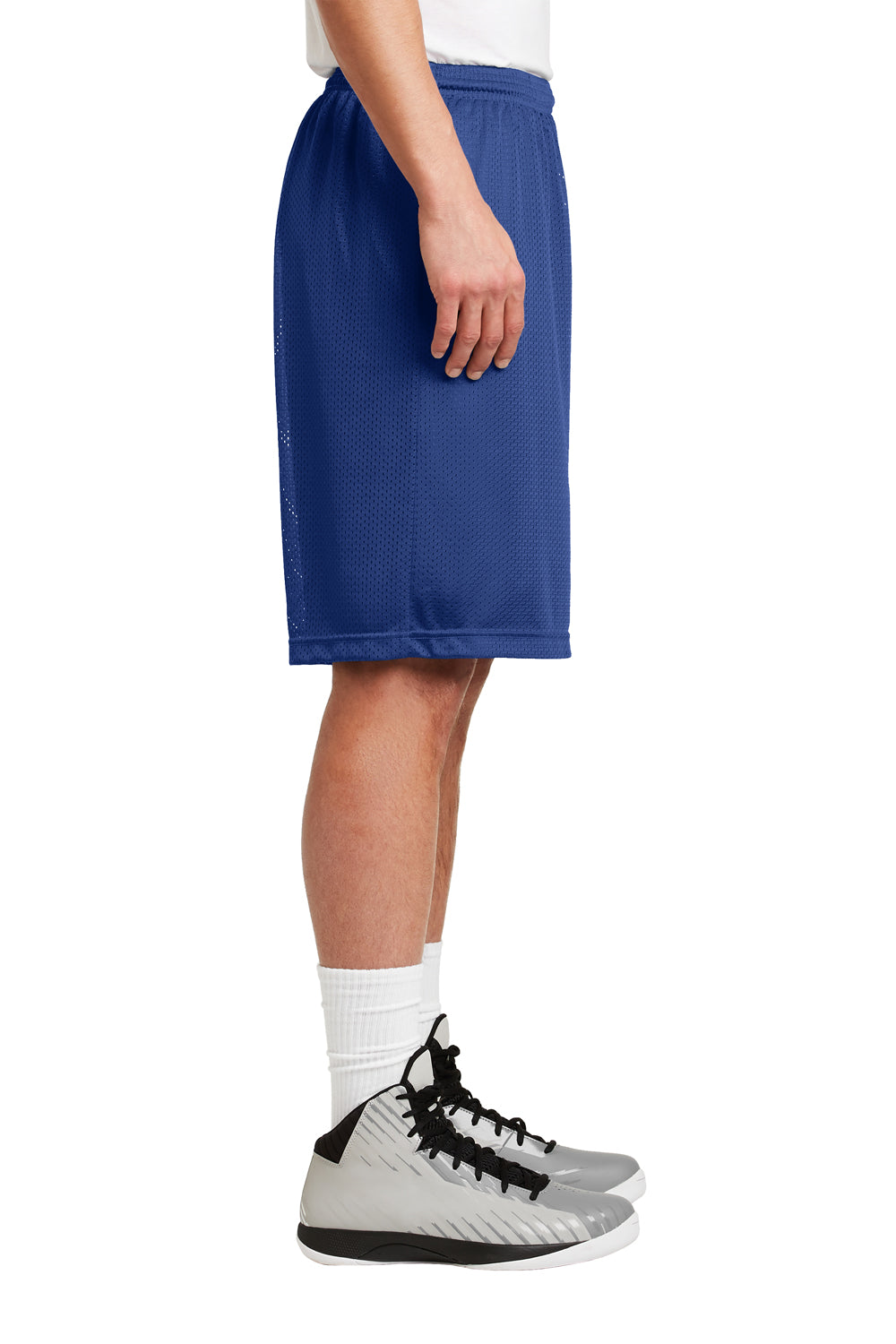 Sport-Tek ST515 PosiCharge Classic Mesh Long Shorts True Royal Blue Side