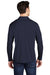 Sport-Tek Mens Long Sleeve Polo Shirt True Navy Blue Side