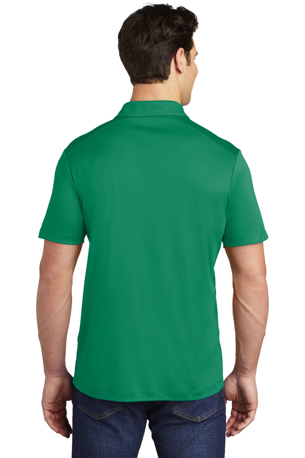 Sport-Tek Mens Short Sleeve Polo Shirt Kelly Green Side