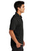 Sport-Tek Mens Strive Short Sleeve Polo Shirt Black Side