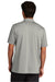 Sport-Tek Mens Strive Short Sleeve Polo Shirt Silver Grey Side