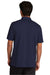 Sport-Tek Mens Strive Short Sleeve Polo Shirt True Navy Blue Side