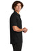 Sport-Tek Mens Sideline Short Sleeve Polo Shirt Black Side
