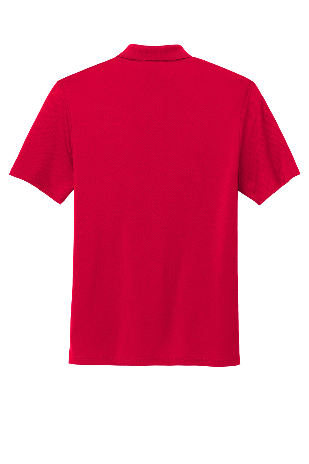 Sport-Tek Mens Sideline Short Sleeve Polo Shirt Deep Red Flat Back