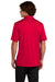 Sport-Tek Mens Sideline Short Sleeve Polo Shirt Deep Red Back