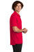 Sport-Tek Mens Sideline Short Sleeve Polo Shirt Deep Red Side