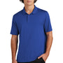 Sport-Tek Mens Sideline Moisture Wicking Short Sleeve Polo Shirt - True Royal Blue