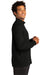 Sport-Tek Mens Flex Fleece Full Zip Sweatshirt Black Side