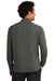 Sport-Tek Mens Flex Fleece Full Zip Sweatshirt Heather Dark Grey Side