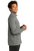 Sport-Tek Mens Flex Fleece Full Zip Sweatshirt Heather Light Grey Side