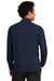 Sport-Tek Mens Flex Fleece Full Zip Sweatshirt True Navy Blue Side