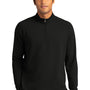 Sport-Tek Mens Flex Fleece Moisture Wicking 1/4 Zip Sweatshirt - Black