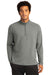 Sport-Tek Mens Flex Fleece 1/4 Zip Sweatshirt Heather Light Grey Front