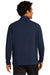 Sport-Tek Mens Flex Fleece 1/4 Zip Sweatshirt True Navy Blue Side