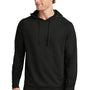 Sport-Tek Mens Flex Fleece Moisture Wicking Hooded Sweatshirt Hoodie - Black
