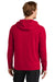 Sport-Tek ST562 Mens Flex Fleece Hooded Sweatshirt Hoodie Deep Red Back