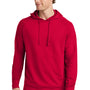 Sport-Tek Mens Flex Fleece Moisture Wicking Hooded Sweatshirt Hoodie - Deep Red