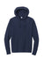 Sport-Tek ST562 Mens Flex Fleece Hooded Sweatshirt Hoodie True Navy Blue Flat Front