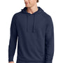 Sport-Tek Mens Flex Fleece Moisture Wicking Hooded Sweatshirt Hoodie - True Navy Blue