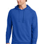 Sport-Tek Mens Flex Fleece Moisture Wicking Hooded Sweatshirt Hoodie - True Royal Blue