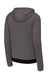 Sport-Tek ST570 Strive PosiCharge Full Zip Hooded Sweatshirt Hoodie Graphite Grey Flat Back