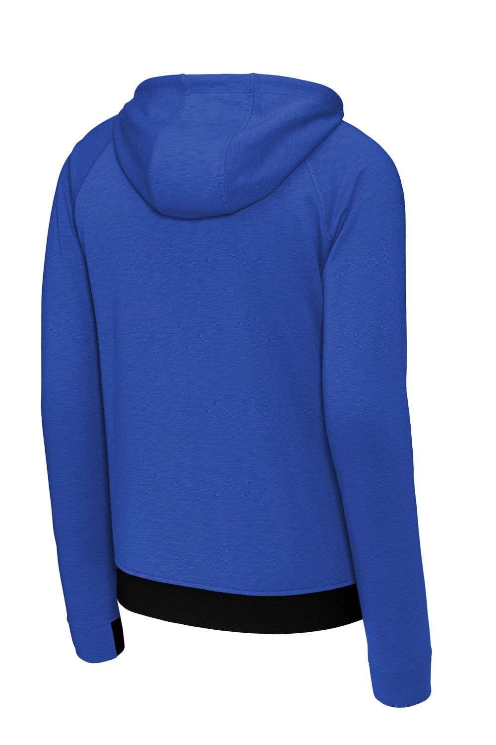 Sport-Tek ST570 Strive PosiCharge Full Zip Hooded Sweatshirt Hoodie True Royal Blue Flat Back