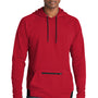 Sport-Tek Mens Strive PosiCharge Hooded Sweatshirt Hoodie - Deep Red