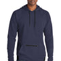 Sport-Tek Mens Strive PosiCharge Hooded Sweatshirt Hoodie - True Navy Blue