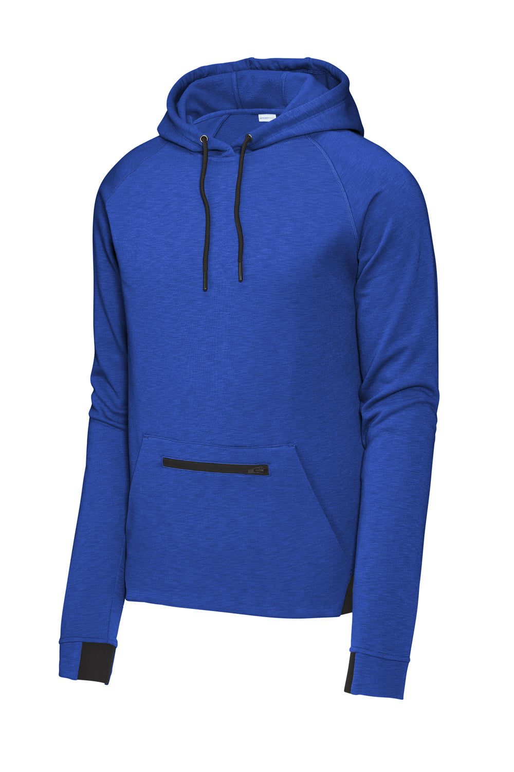 Sport-Tek ST571 Strive PosiCharge Hooded Sweatshirt Hoodie True Royal Blue Flat Front