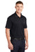 Sport-Tek ST650 Mens Sport-Wick Moisture Wicking Short Sleeve Polo Shirt Black 3Q