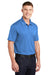 Sport-Tek ST650 Mens Sport-Wick Moisture Wicking Short Sleeve Polo Shirt Blue Lake 3Q