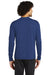 Sport-Tek Mens Exchange 1.5 Long Sleeve Crewneck T-Shirt Heather True Royal Blue Side